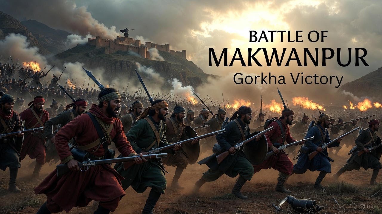 मकवानपुर युद्ध Battle of Makwanpur    History in Nepali