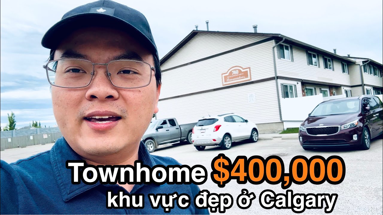 Townhome $400,000 khu vực đẹp ở Calgary | Vlog 302 | Cuộc sống Canada