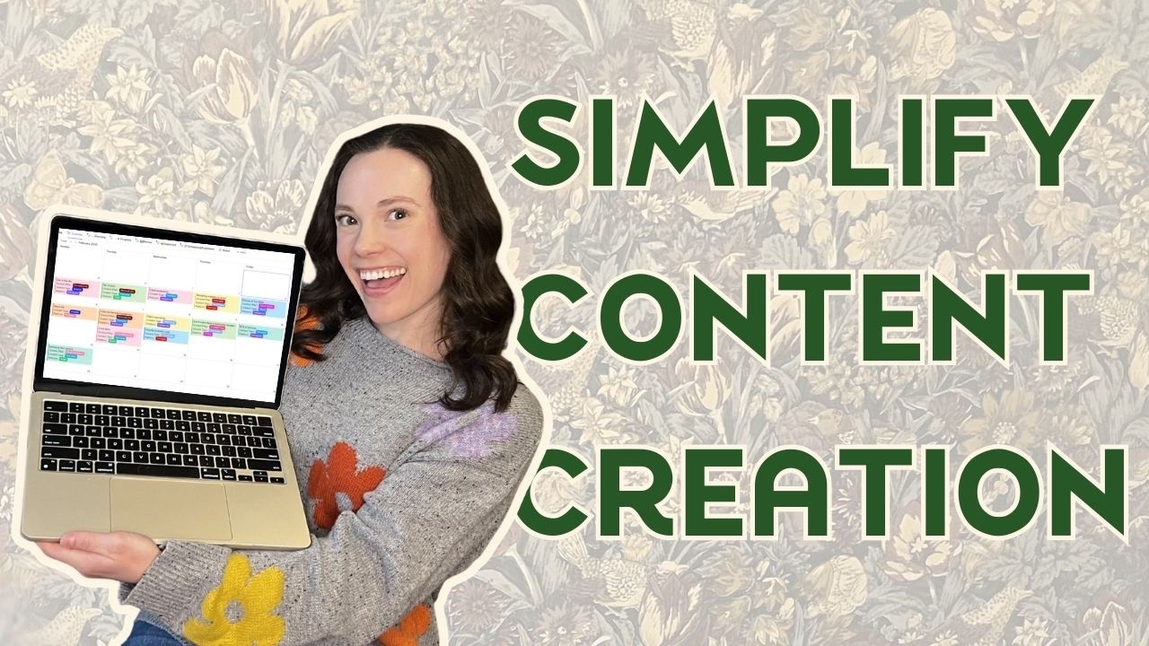 How to Make a Content Calendar for Social Media (and the Exact Template I Use)
