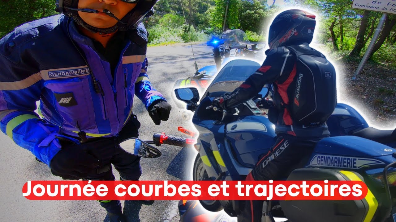 JOURNEE COURBES ET TRAJECTOIRES AVEC  LES GENDARMES 👮🏼🚨