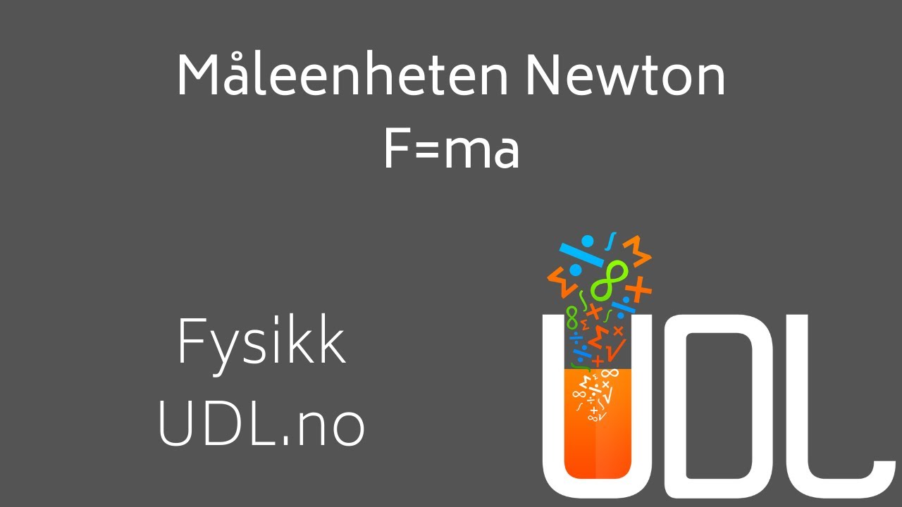 Newton som måleenhet, F=ma - (Fysikk, Kraft og Bevegelse)