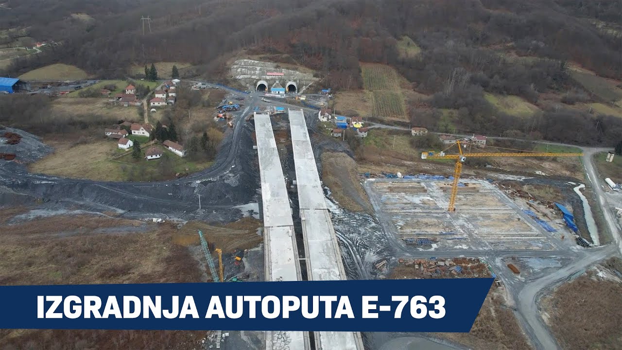 18.01.2024. Izgradnja autoputa E 763, deonica Pakovraće - Požega