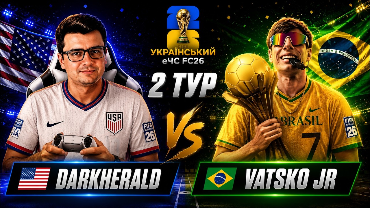 DArkHERALD vs VATSKO JR - Український єЧС FC26 | 2 ТУР