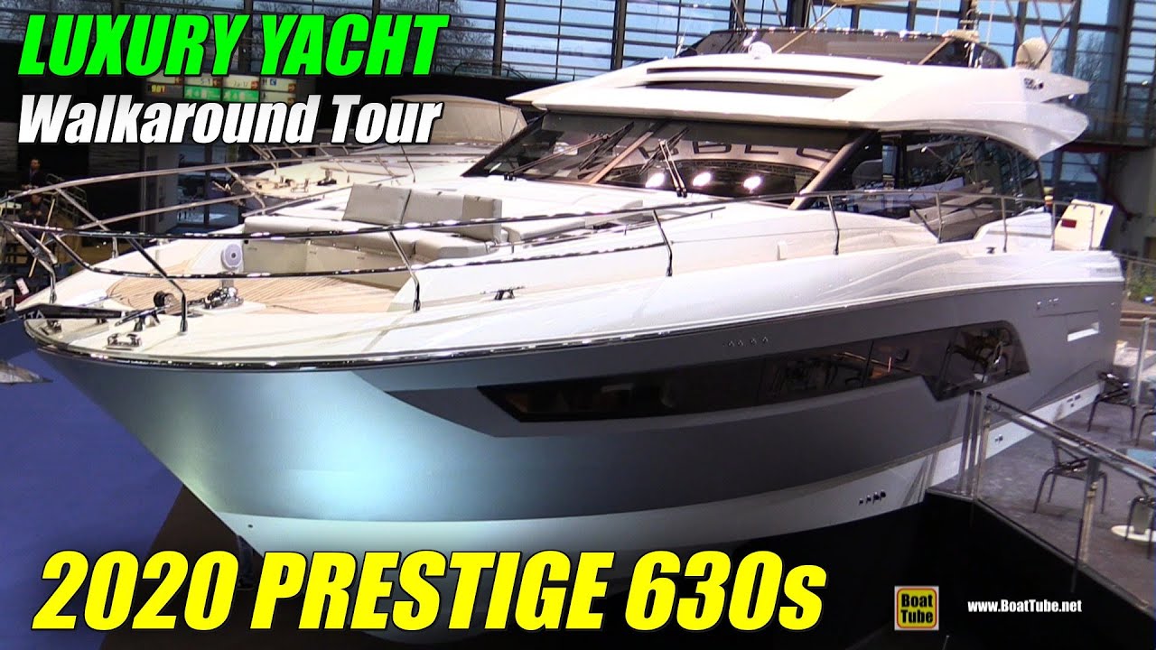 2019 Prestige 630s Luxury Yacht - Walkaround - 2019 Boot Dusseldorf