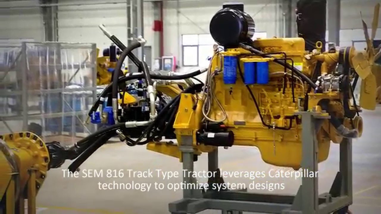Бульдозер SEM 816 завод CATERPILLAR (Qingzhou) LTD.