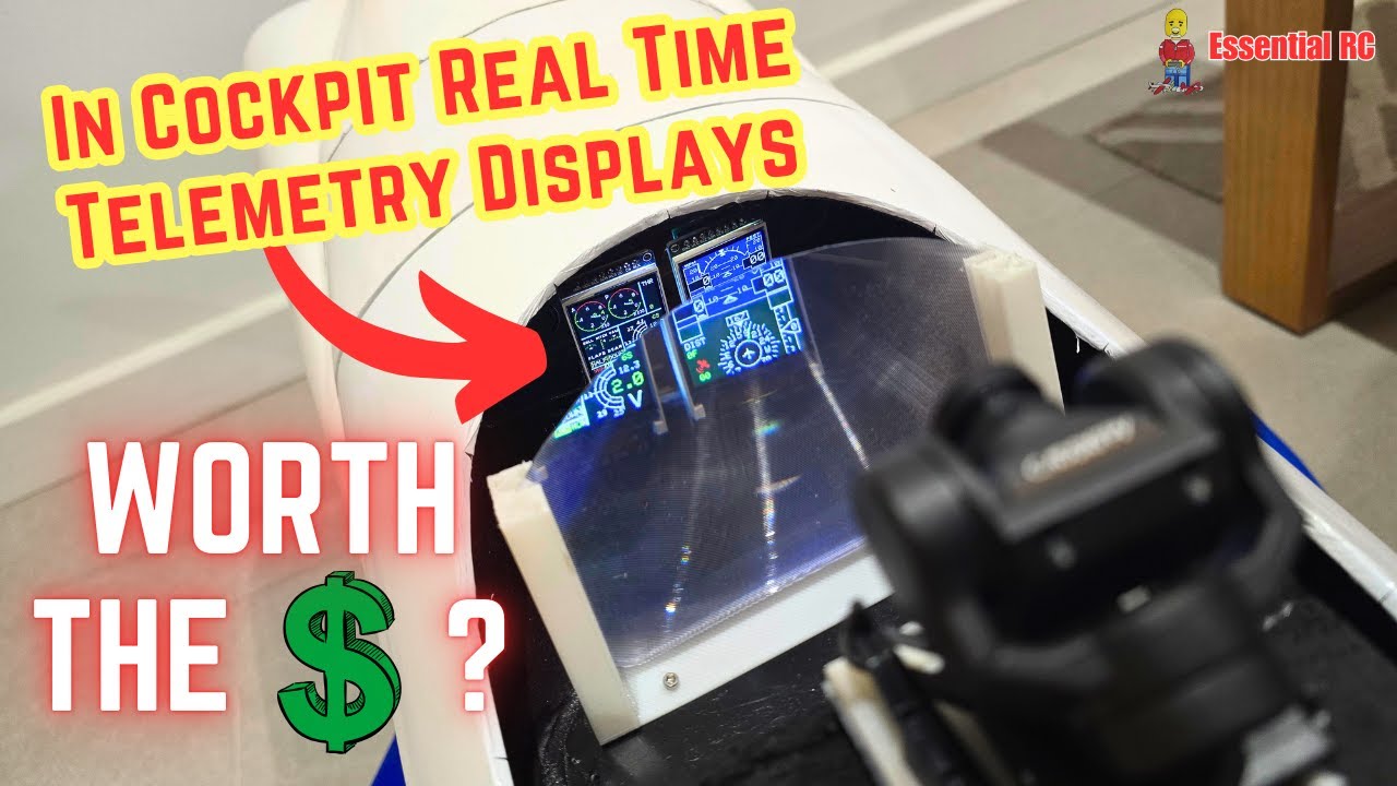 DO THEY WORK WITH FPV ? NEW In Cockpit Real Time Telemetry Displays for RC Aeroplanes