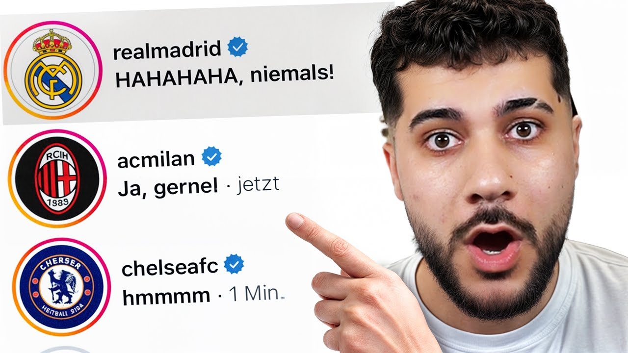 Ich Frage 100 Vereine Nach 1 Gratis Trikot..