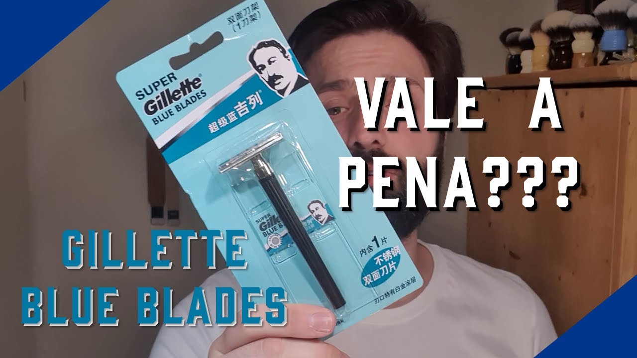💈 BOM E BARATO??? Barbeador Gillette Blue Blades 💈