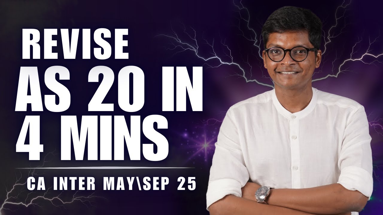 AS 20 in 4 MINUTES!