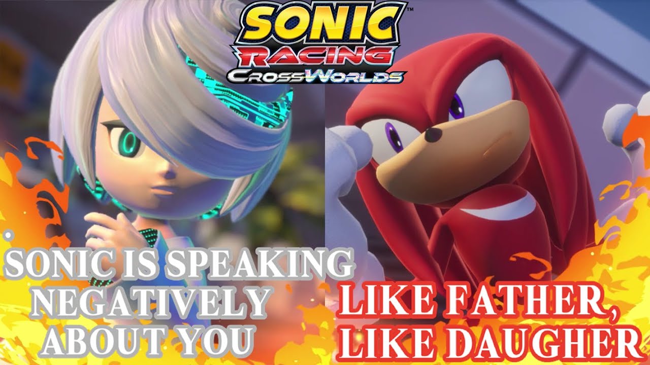 Sonic Racing: CrossWorlds All Knuckles Rival Interactions