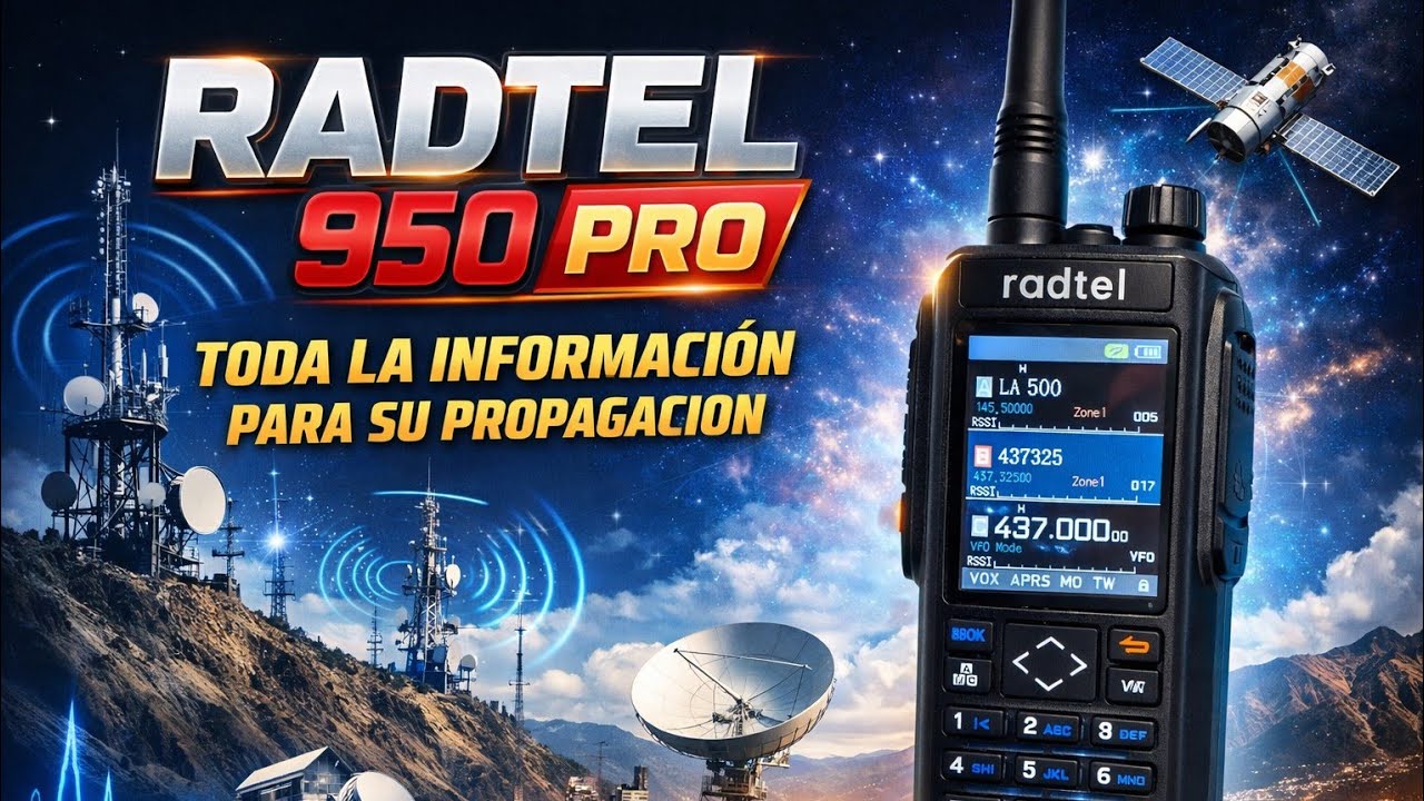 RADTEL 950 PRO GUÍA DE PROGRAMACIÓN COMPLETA 
