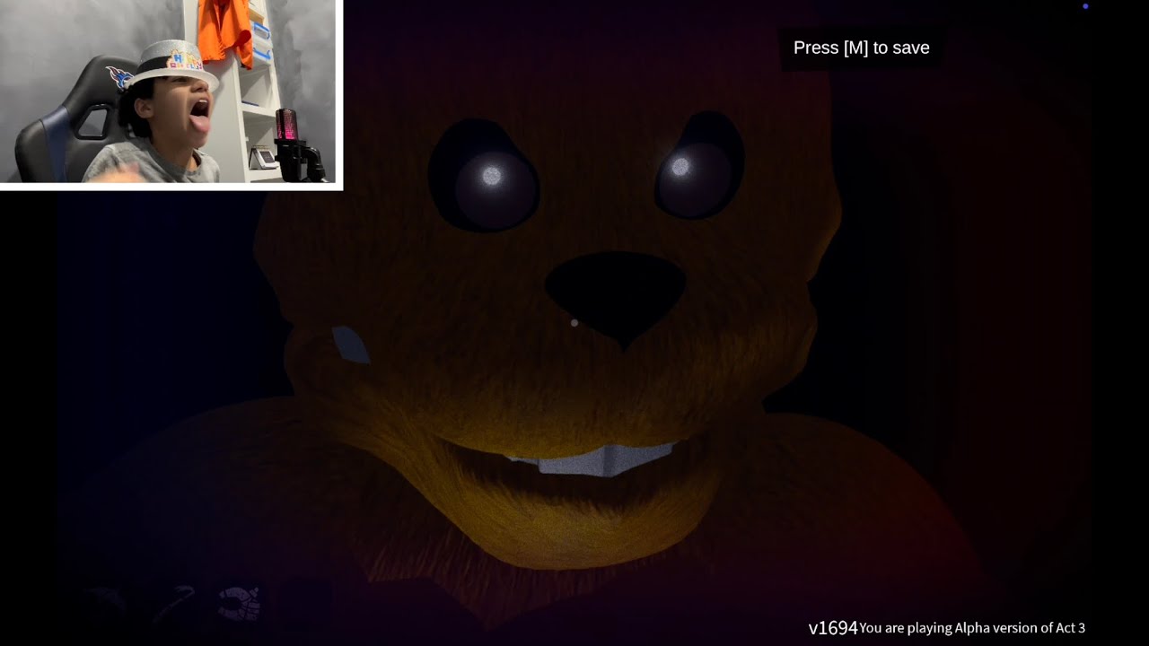 Trying to beat hello fredbear (it’s my birthday 🎉)