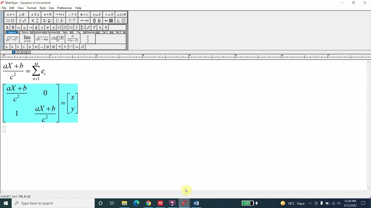 How to Use Mathtype in Word - Best Method of Using Mathtype || Tutorial
