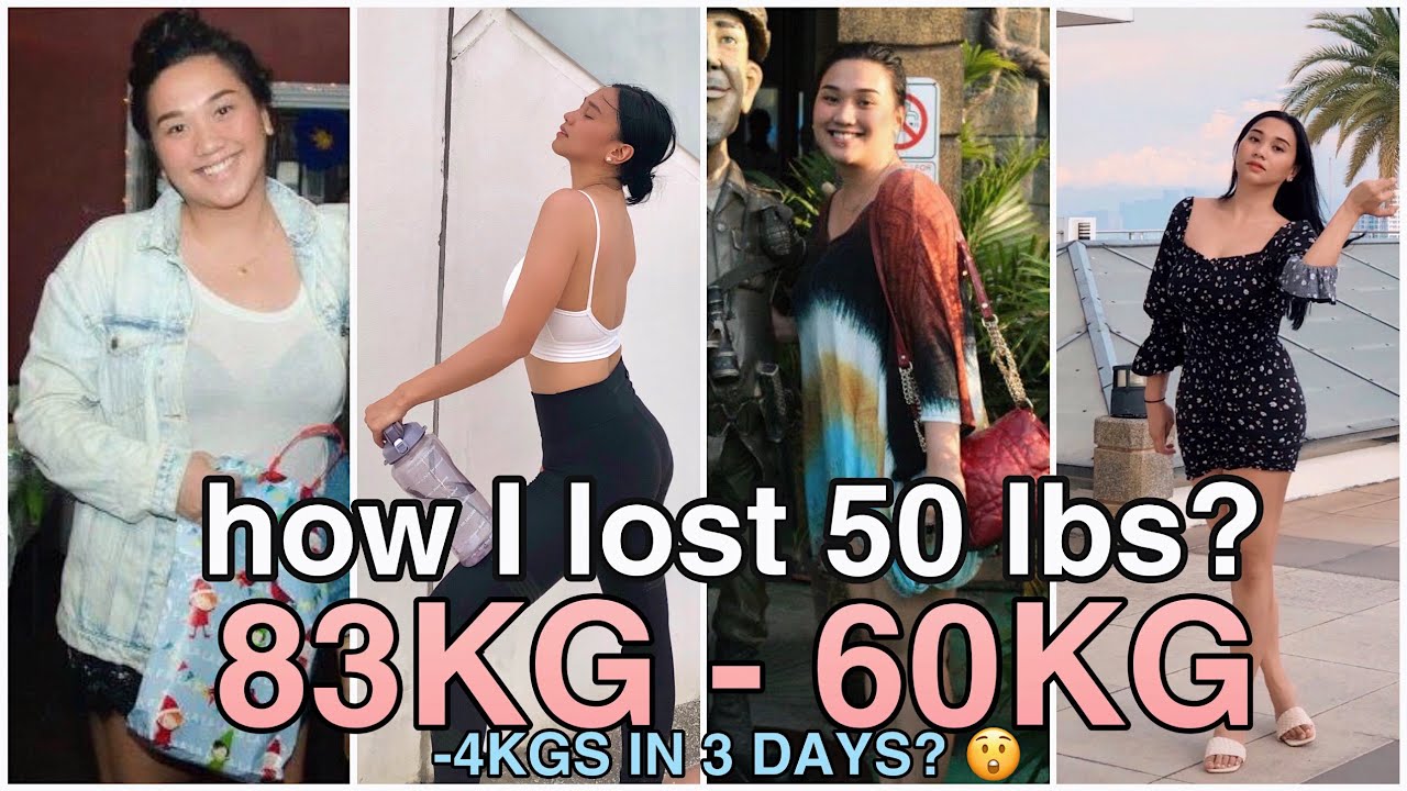 PAANO AKO PUMAYAT? (How I lost 50lbs/23kgs) + WEIGHT LOSS JOURNEY