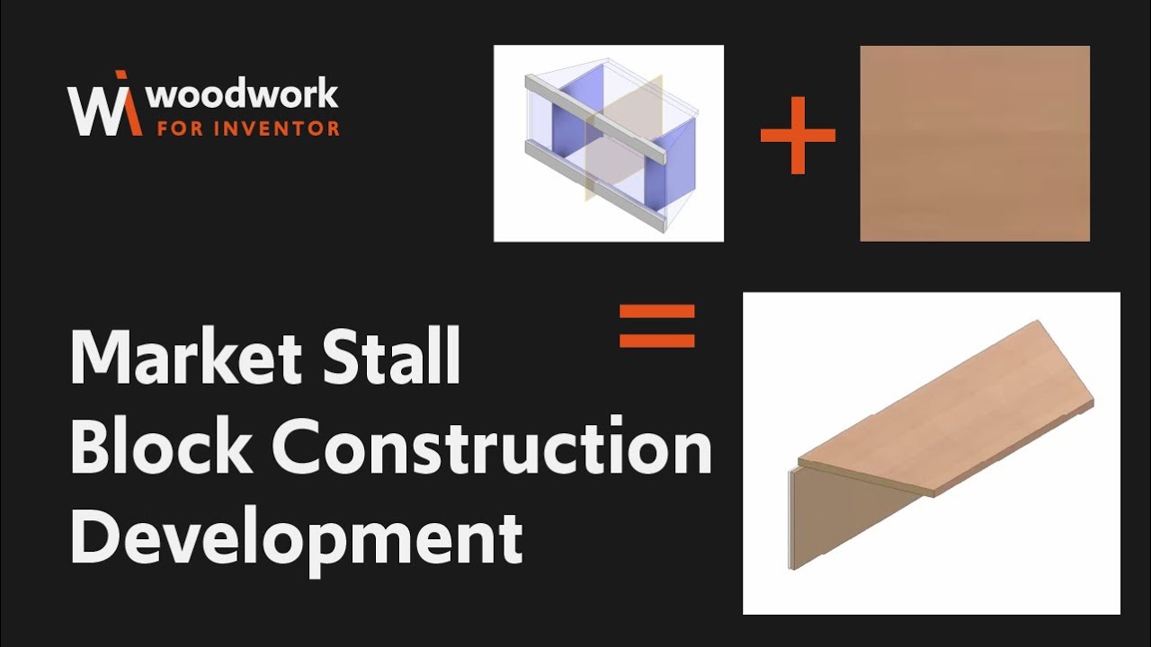 Market Stall Block Wood part Construction Development
