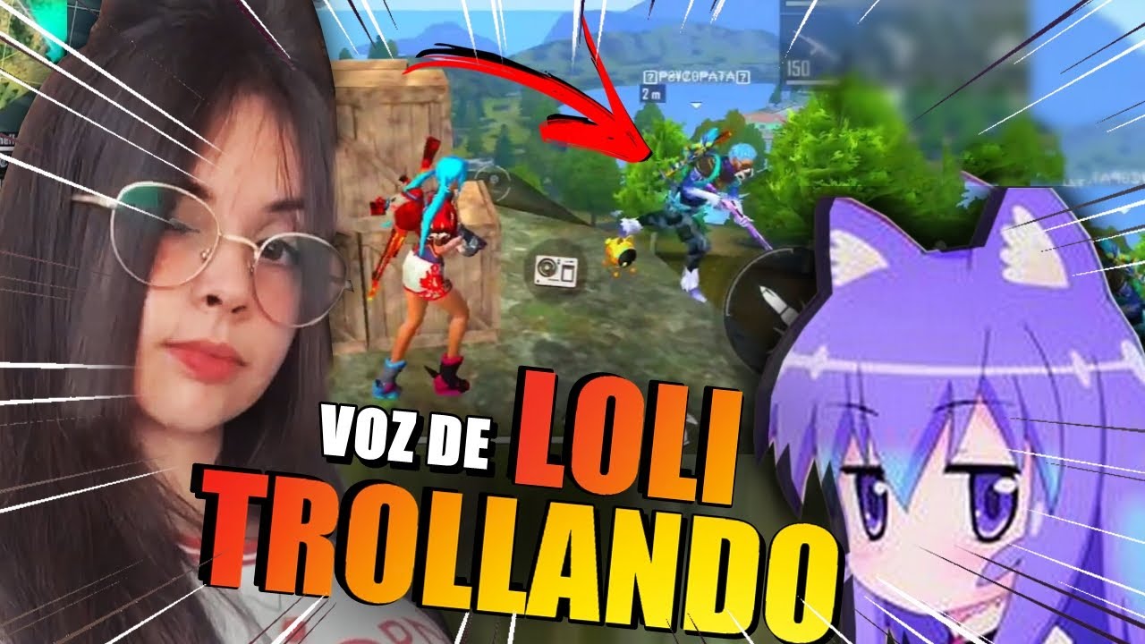 TROLLANDO ALEATÓRIOS COM VOZ DE LOLI NO FREE FIRE- Stheffanifr