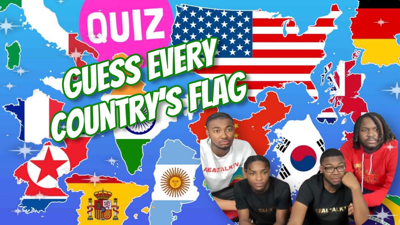 AMERICANS ATTEMPT TO GUESS EVERY COUNTRY'S FLAG (EASY EDITION)