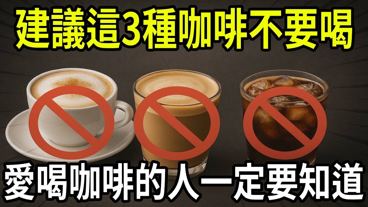 愛喝咖啡的人一定要知道，這三種咖啡不要喝！