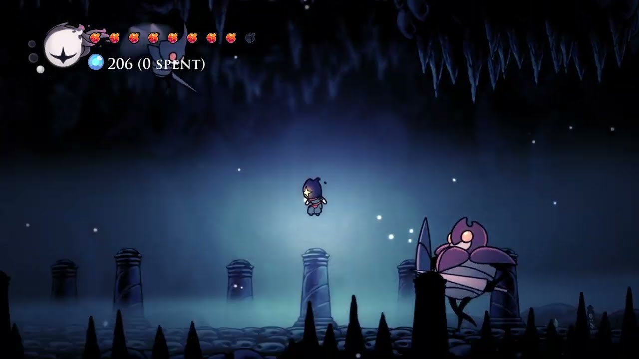 Birthplace to Hollownest's Crown in 5 minutes 40 seconds