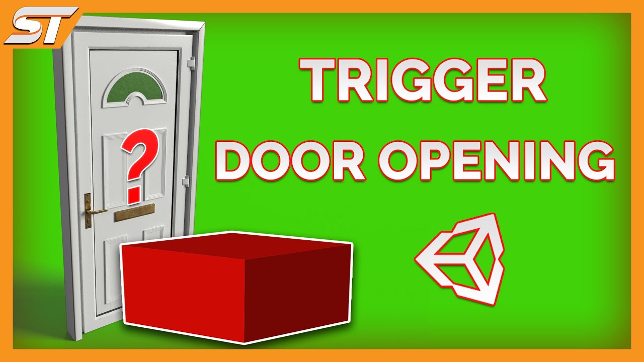 OPENING a DOOR in UNITY on TRIGGER EVENT