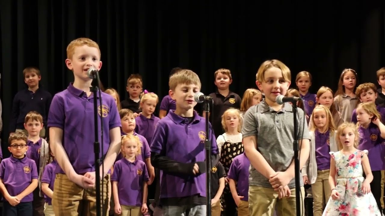 Selections from Sacred Heart's 1st and 2nd grade winter program, 2003