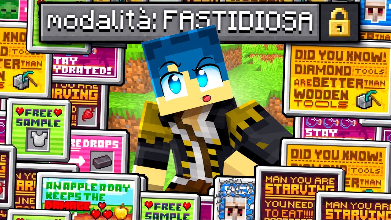 GIOCO LA MODALITÀ PIÙ FASTIDIOSA DI MINECRAFT!