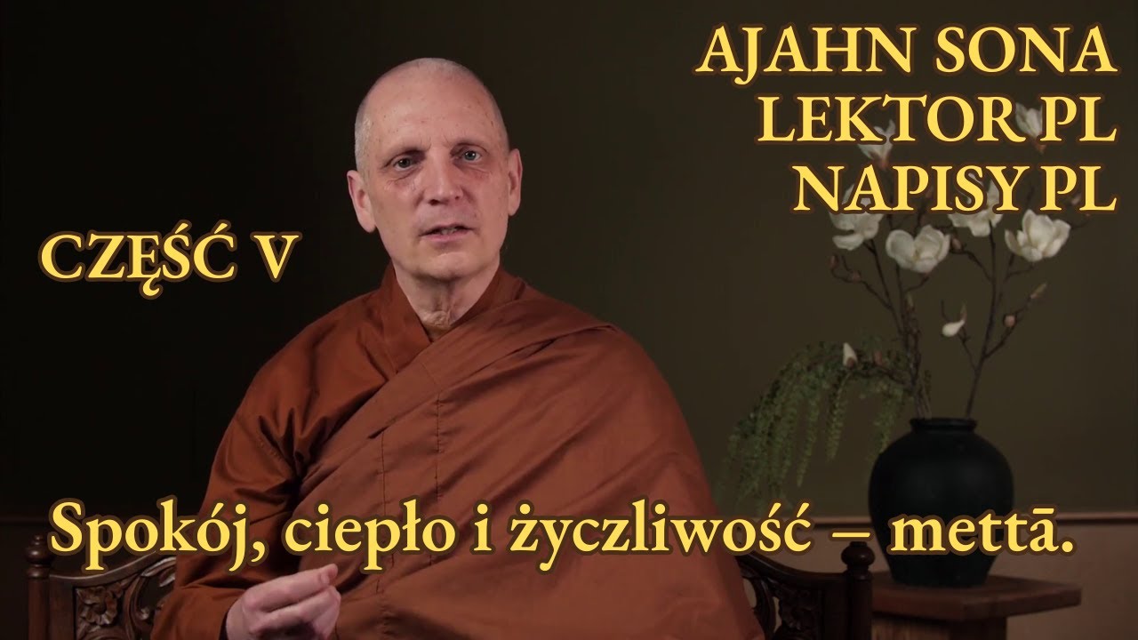 Ajahn Sona - Spokój, ciepło i życzliwość – mettā. (5) [LEKTOR/NAPISY PL]