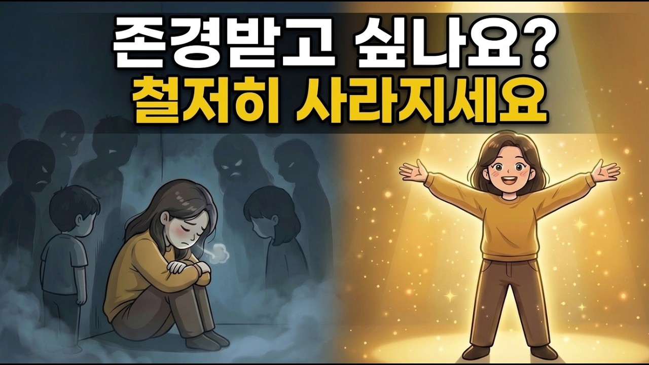 당신이 사라져야 존경받는 소름 돋는 이유