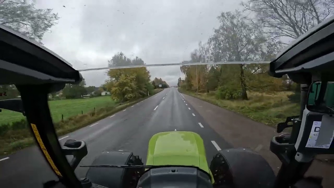 Let's drive Claas Arion 440 + Trailer (POV Cabview)