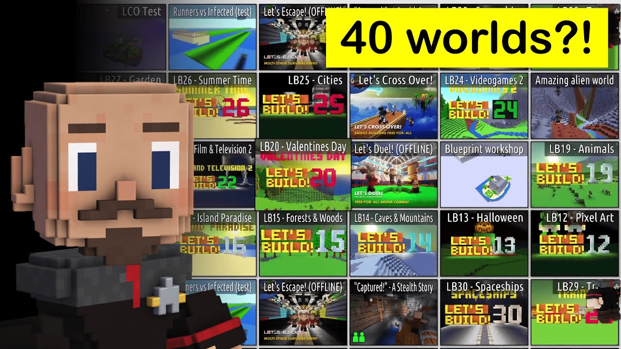 MicChi shows all his worlds (+ Old Let's Duel) | Worlds FRVR