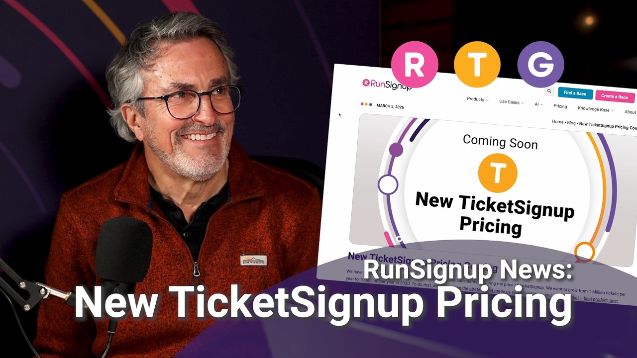 RunSignup News: New TicketSignup Pricing Coming