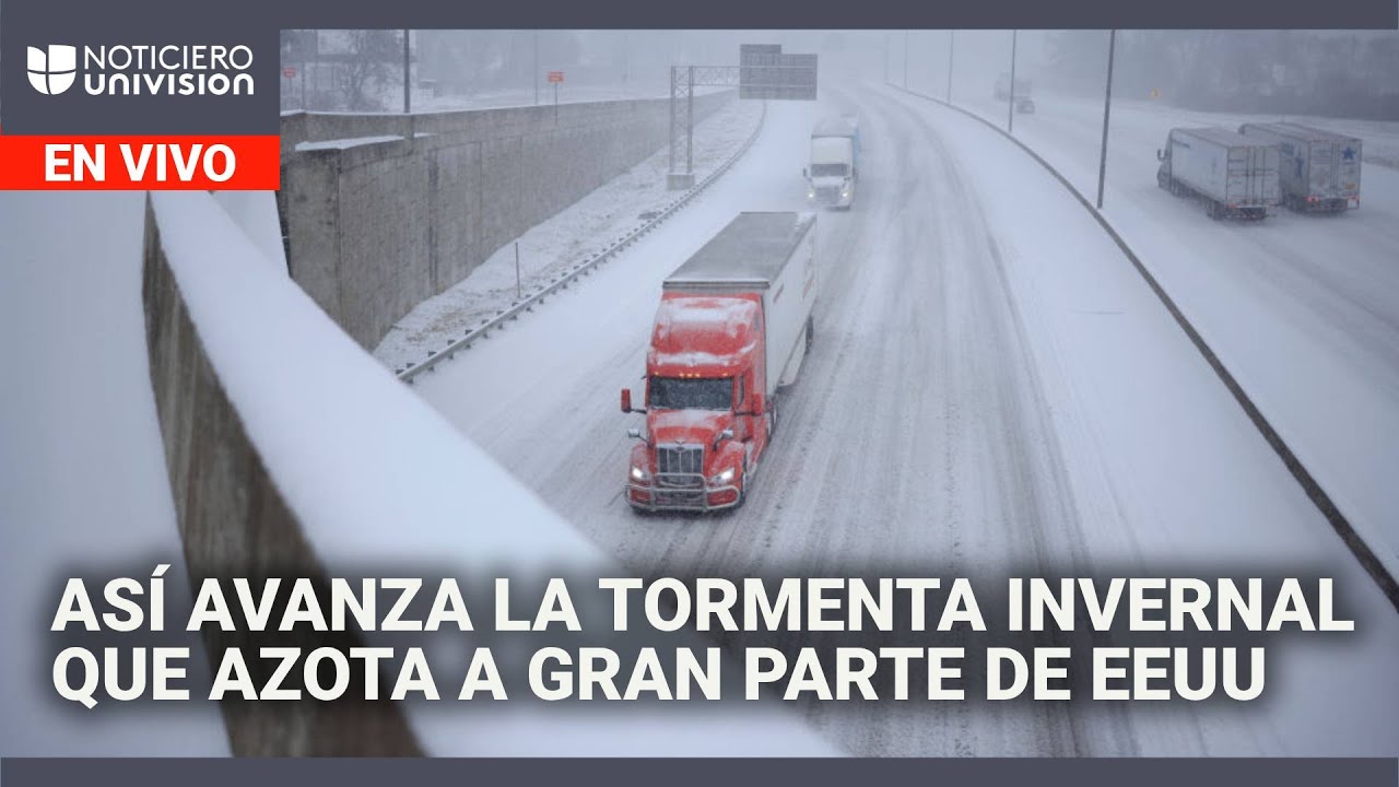 Así avanza la poderosa tormenta invernal que azota a gran parte de EEUU