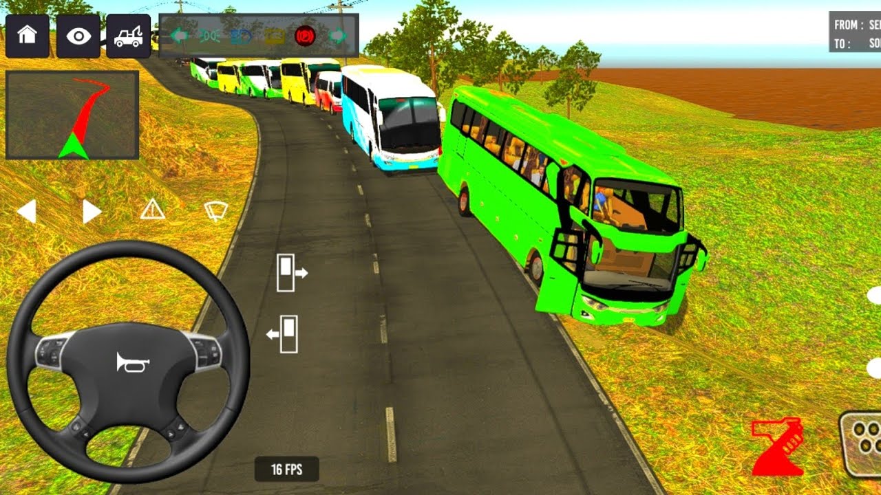 Coach Bus Simulator India Off Road Driving Bus Game Simulator 2025 Gameplay Video #bus #game #gaming