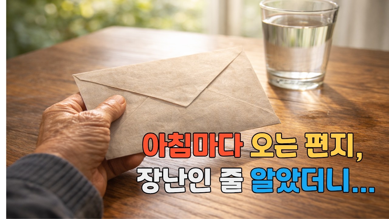 매일 아침 오는 발신인 없는 편지 | 전부 적중하는 예언의 정체 | 충격 반전 실화