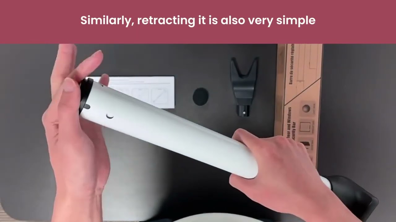 Acemining Door Security Bar installation instruction