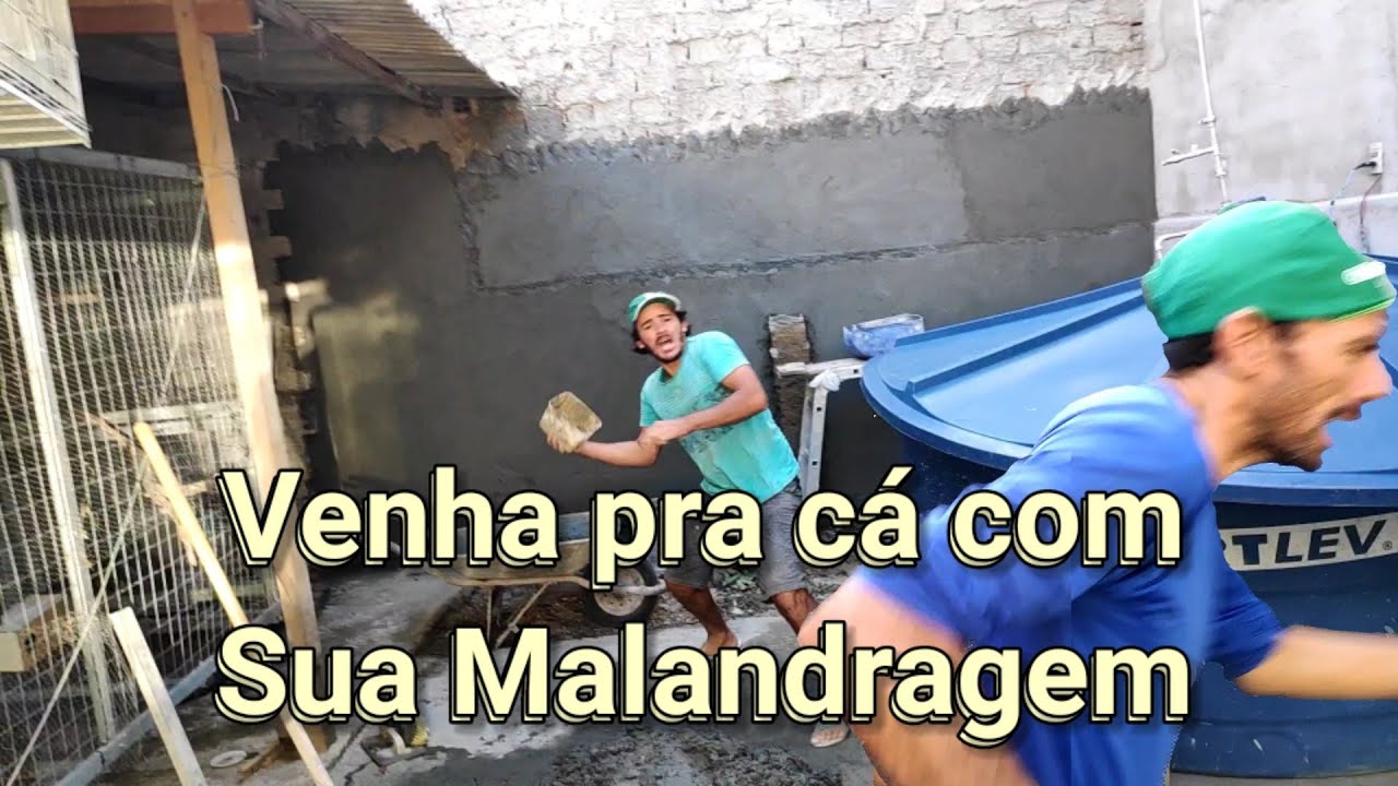 Pedreiro Fica Revoltado Com Servente Malandro