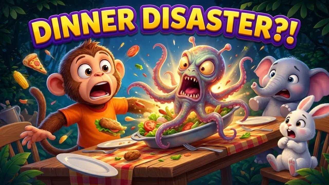 “Dinner Time… But Something UNEXPECTED Happens!” 🍽️😲