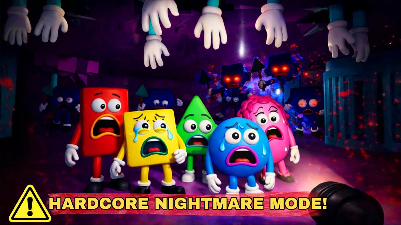 Save The Shapes NIGHTMARE UPDATE: Hardcore Gameplay + Secret Ending