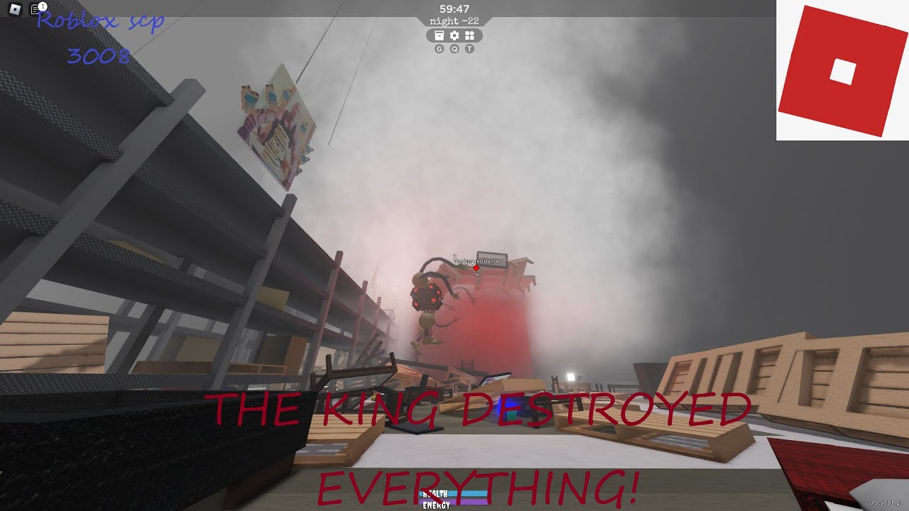The king VS Pillar base! Roblox SCP 3008