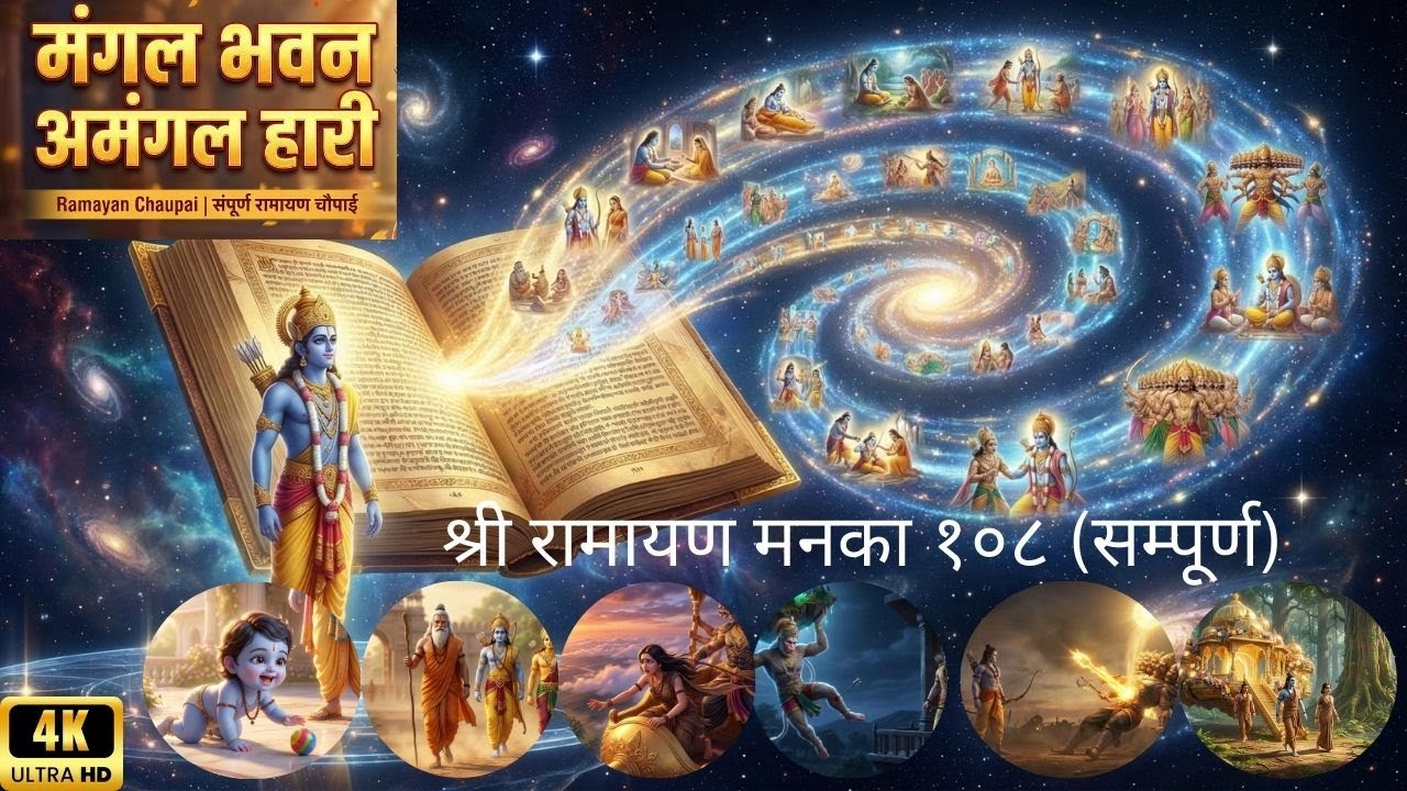 🕉️ Ramayan Manka 108 (Full) | Mangal Bhawan Amangal Haari (संपूर्ण)