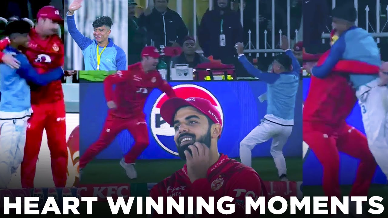 Heart Winning Moments 💖 | Colin Munro do Celebration With Ball Picker | HBL PSL 9 | M2A1A