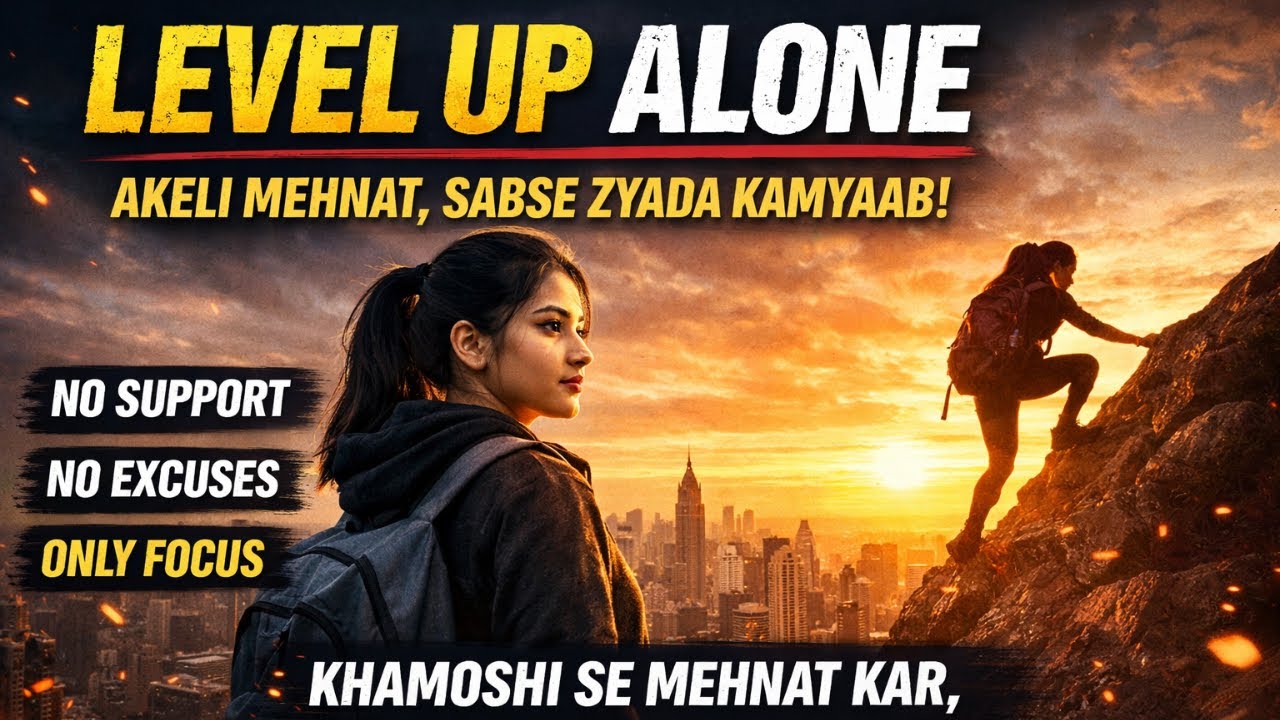 Level Up Alone 🔥 | Solo Improvement Trend | Self Growth Motivation 💪#motivation #successmindset