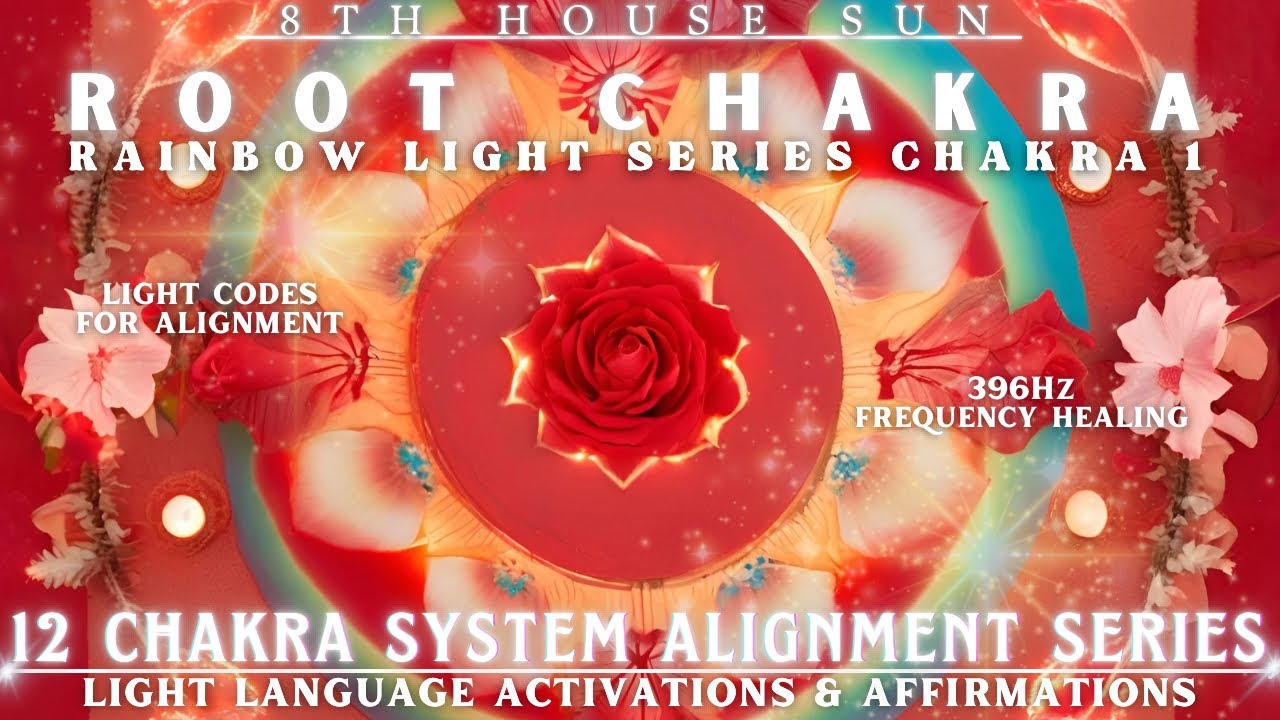 ROOT Chakra Light Language Activation |🌈12 Chakra System Rainbow Light Series ☆CHAKRA 1☆