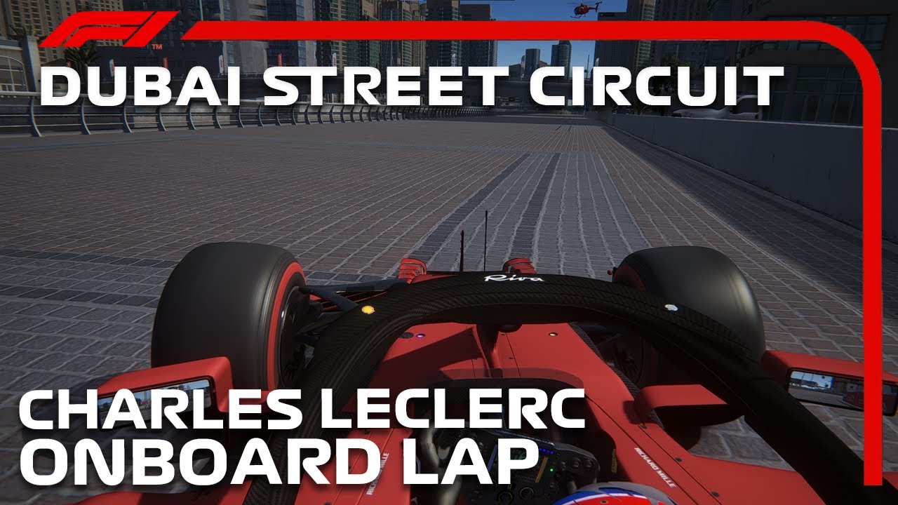 F1 2021 Dubai Street Circuit | Charles Leclerc Onboard | Assetto Corsa