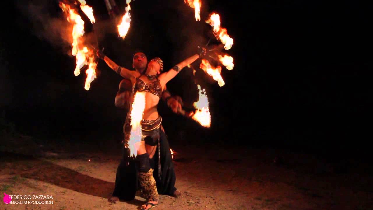 Olivia Al-Kimiya & Miguel Garcia Salvaje fire dance - PROMO