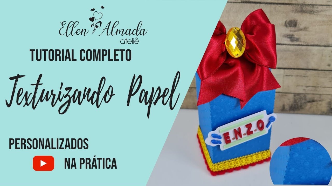 Como Fazer Textura no Papel!