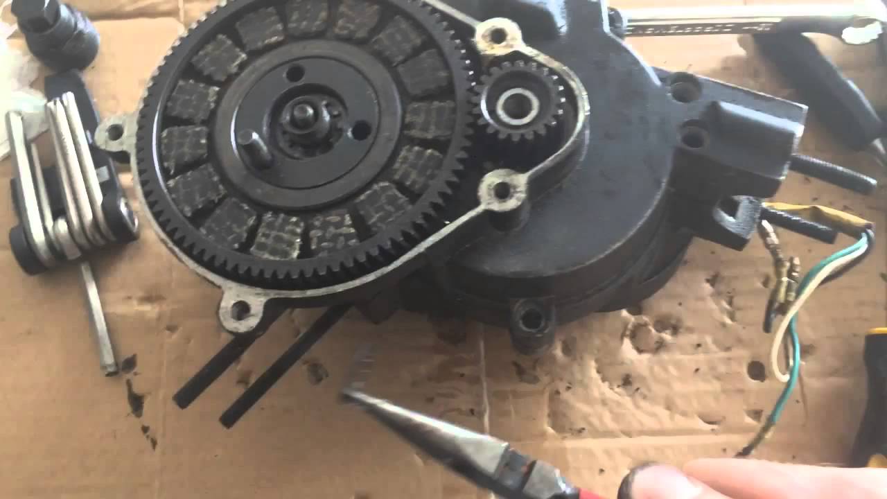 Como desarmar un motor de Bicimoto