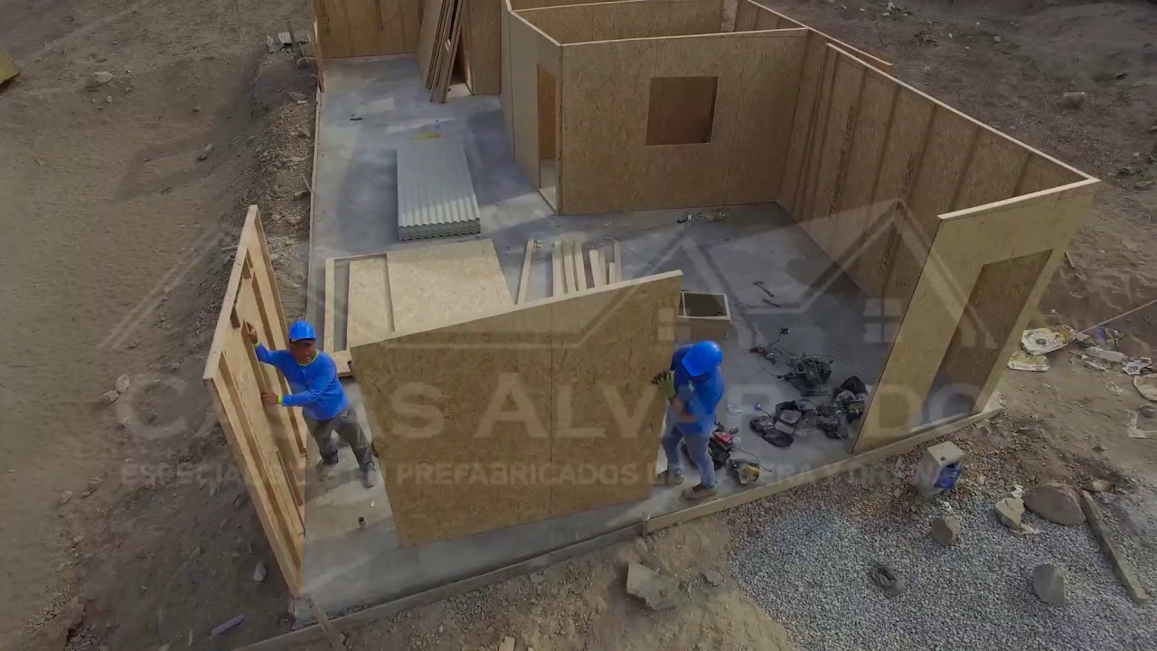 💯Construcci&oacute;n de casa prefabricada (madera)❗