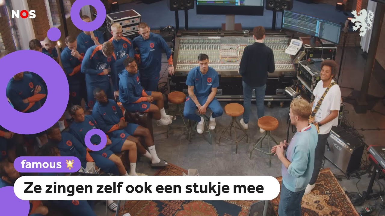 Oranje-spelers maken EK-lied met Armin van Buuren en Chef'Special