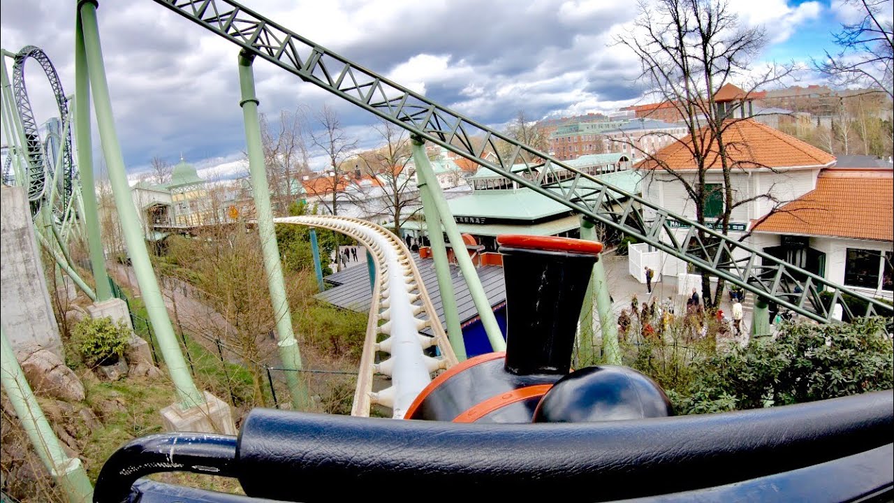 Lisebergbanan Liseberg Front Row POV HD GoPro
